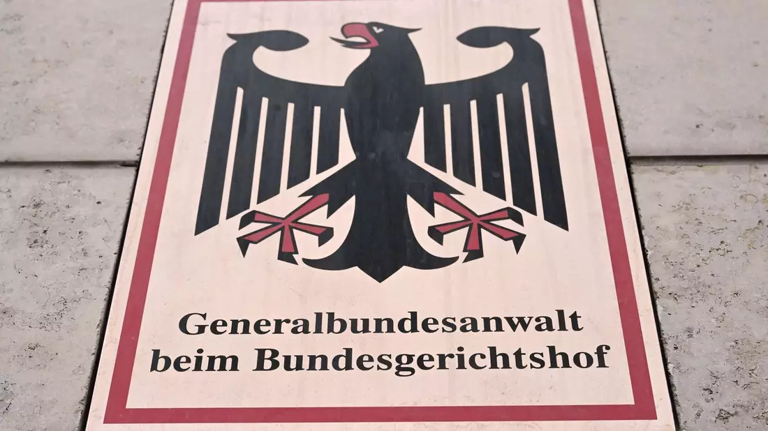 Der «Generalbundesanwalt beim Bundesgerichtshof» in Karlsruhe. - Bild: Uli Deck/dpa