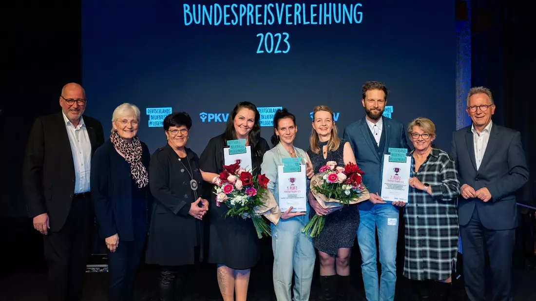 Bundessieger beim Wettbewerb Deutschlands beliebteste Pflegeprofis 2023 stehen fest - Bild: presseportal.de