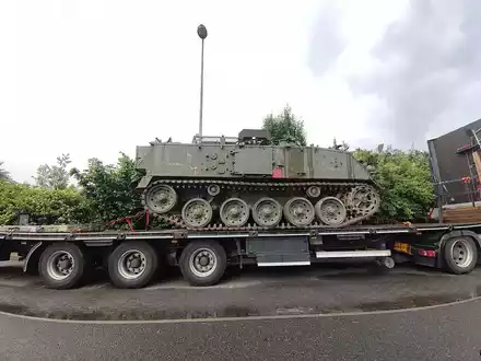 Panzer auf Lkw (Archiv) - Foto: über dts Nachrichtenagentur