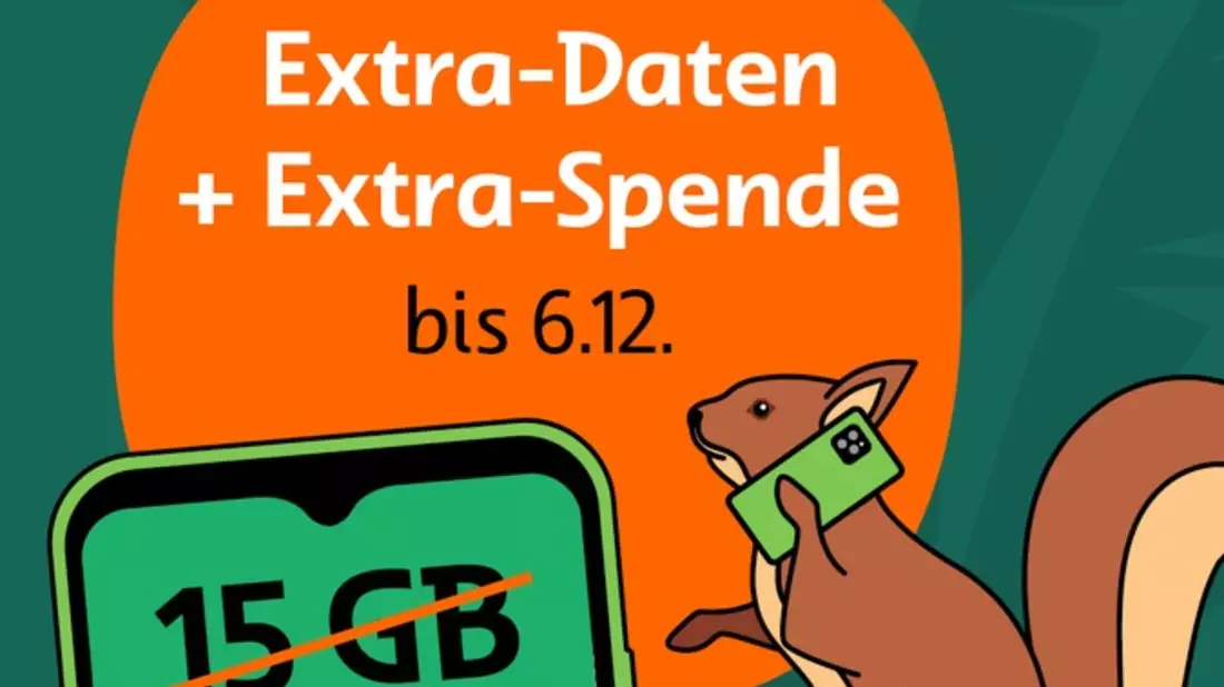 Win-Win-Aktion: Extra-Daten und gute Taten bei Amiva - Bild: presseportal.de
