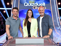 Feinschmecker gegen den Quizduell-Olymp: Alexander Kumptner und Frank Rosin bei Esther Sedlaczek / Quizduell-Olymp am Freitag, 17. November, 18:50 Uhr im Ersten - Foto: presseportal.de