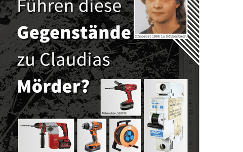POL-MFR: (1334) Mord an Claudia Obermeier im Jahr 1990 - Vielversprechender Hinweis bestätigte sich nicht - Hohes Hinweisaufkommen wird abgearbeitet - Foto: presseportal.de