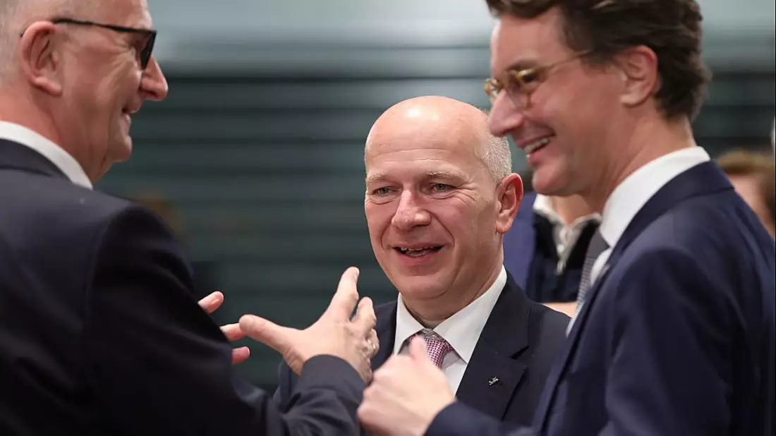 Dietmar Woidke, Kai Wegner, Hendrik Wüst (Archiv) - Bild: über dts Nachrichtenagentur