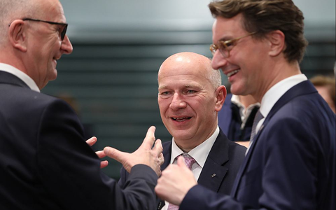 Dietmar Woidke, Kai Wegner, Hendrik Wüst (Archiv) - Foto: über dts Nachrichtenagentur