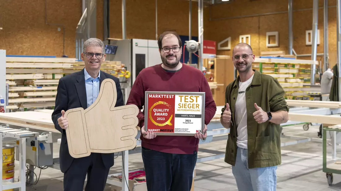 HARTL HAUS ist Testsieger - Bild: HARTL HAUS über pressetext.de