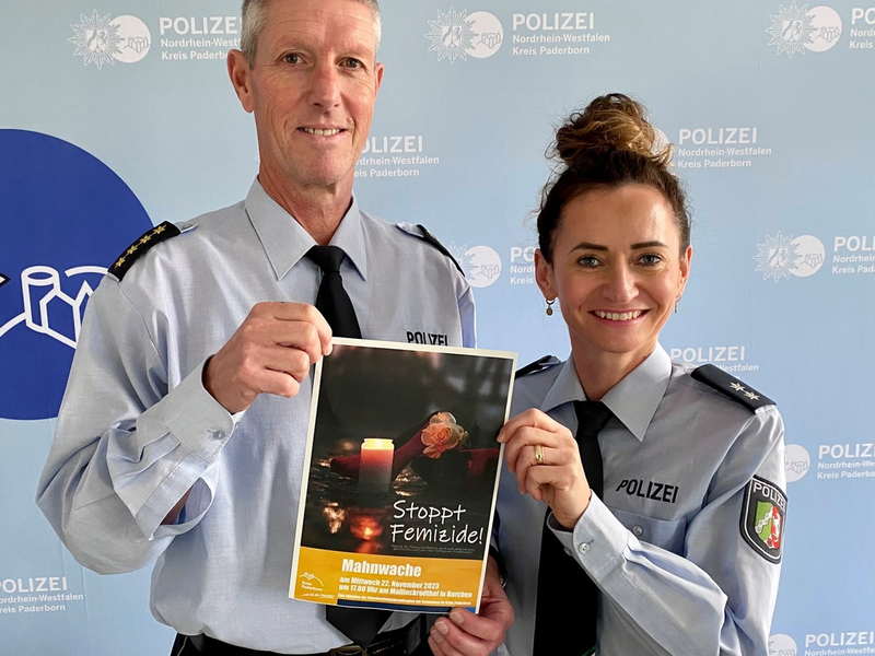 POL-PB: Stoppt Femizide - Gleichstellungsbeauftragte laden zur Mahnwache ein - Foto: presseportal.de