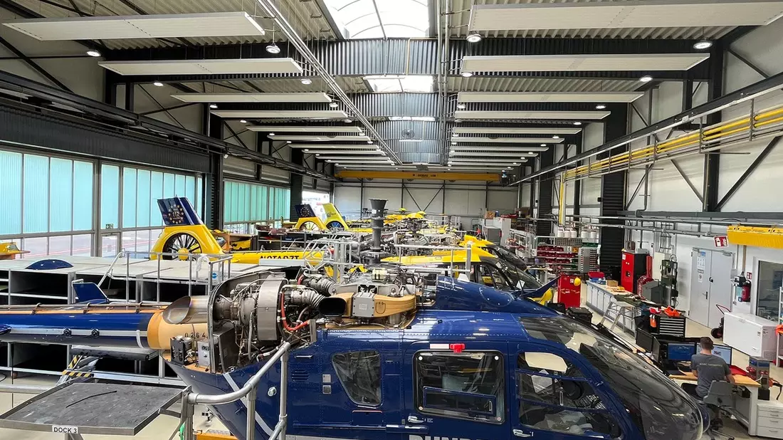 ADAC Heliservice wartet Bundespolizei-Hubschrauber - Bild: presseportal.de