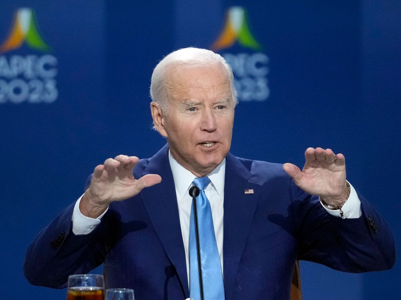 «Die Vereinigten Staaten sind eine pazifische Macht», betont US-Präsident Joe Biden beim Apec-Gipfel in San Francisco. - Foto: Godofredo A. Vásquez/AP/dpa