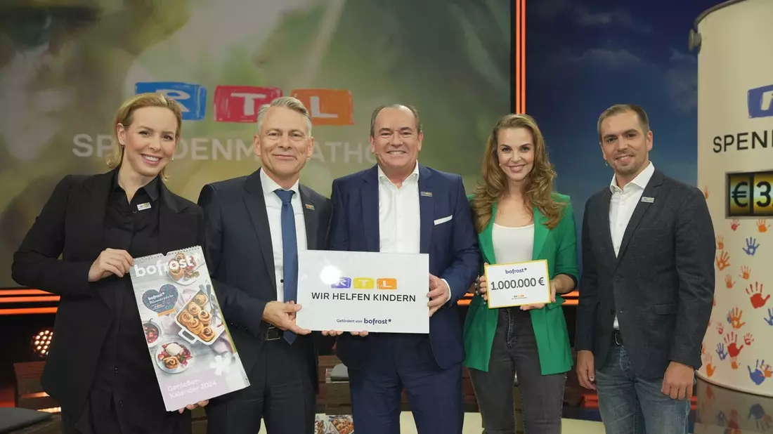 bofrost* ermöglicht Eröffnung des 20. RTL-Kinderhauses dank Millionenspende beim RTL-Spendenmarathon - Bild: presseportal.de
