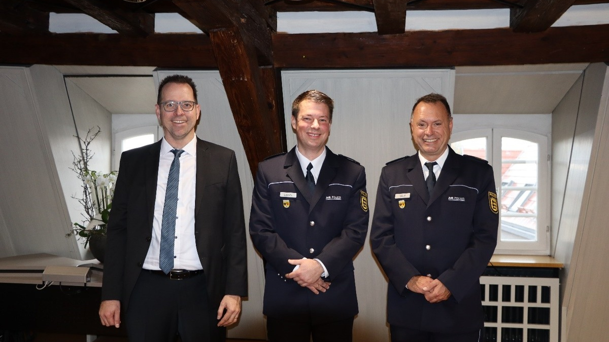 POL-LB: Polizeipräsidium Ludwigsburg: Polizeirevier Marbach am Neckar unter neuer Leitung - Foto: presseportal.de