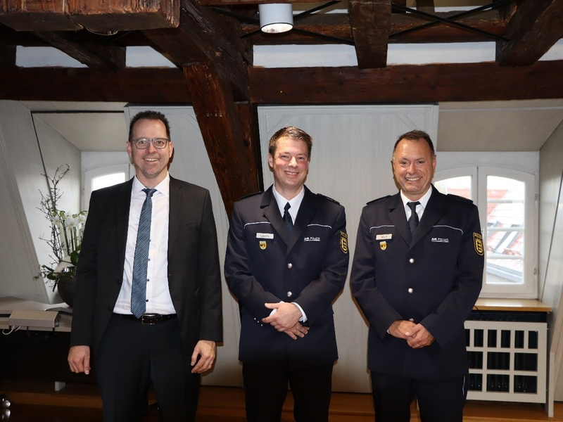 POL-LB: Polizeipräsidium Ludwigsburg: Polizeirevier Marbach am Neckar unter neuer Leitung - Foto: presseportal.de