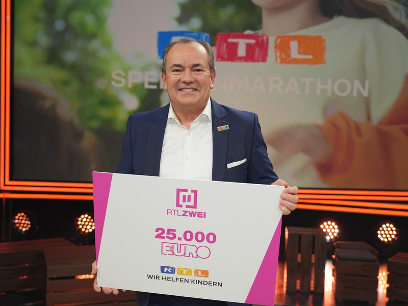 RTLZWEI schaltet live zum RTL-Spendenmarathon - Foto: presseportal.de