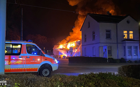 FW Hagen: Großbrand Hagen Boele Folgemeldung - Foto: presseportal.de