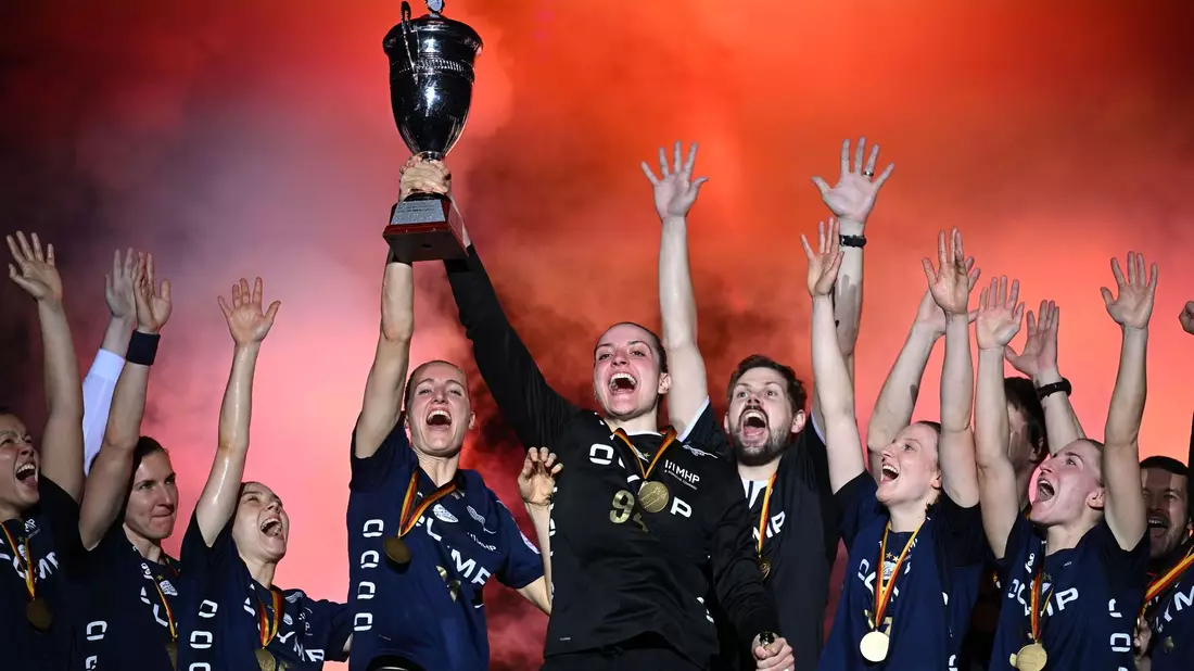Der deutsche Meister spielt ab der kommenden Saison als HB Ludwigsburg in der Bundesliga. - Bild: Marijan Murat/dpa