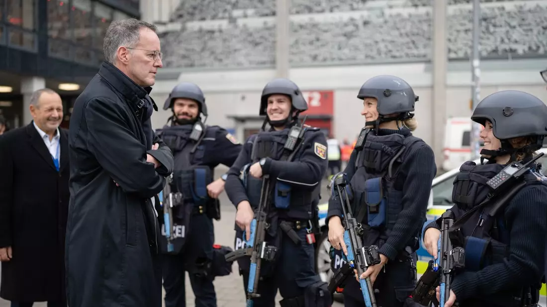 POL-PPMZ: Großübung des Polizeipräsidiums Mainz Polizei erfolgreich beendet - Bild: presseportal.de