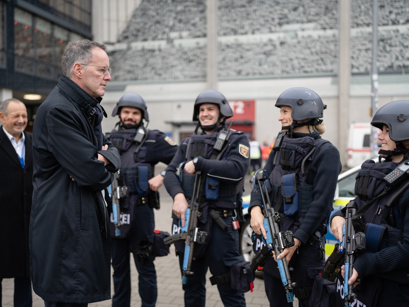POL-PPMZ: Großübung des Polizeipräsidiums Mainz Polizei erfolgreich beendet - Foto: presseportal.de