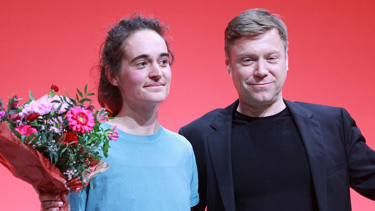 Carola Rackete und Martin Schirdewan am 18.11.2023 - Foto: über dts Nachrichtenagentur