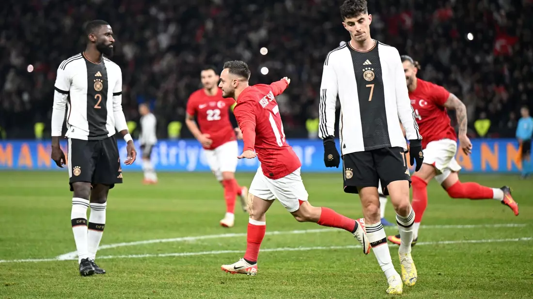 Das DFB-Team musste sich in Berlin der Türkei geschlagen geben. - Bild: Robert Michael/dpa
