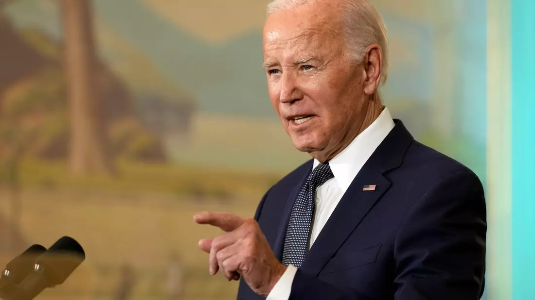 US-Präsident Joe Biden: «Auch wenn es im Moment den Anschein hat, als sei diese Zukunft nie weiter entfernt gewesen, ist sie durch die Krise dringender denn je geworden.» - Bild: Doug Mills/Pool The New York Times/AP/dpa