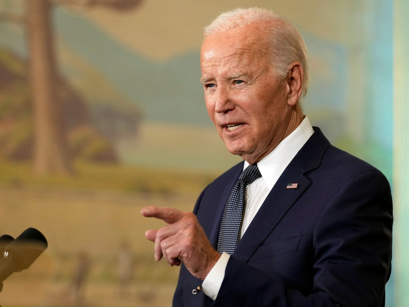 «Im Laufe unserer Karriere waren wir uns oft nicht einig. Und oft stark», sagt US-Präsident Joe Biden über Henry Kissinger. - Foto: Doug Mills/Pool The New York Times/AP/dpa