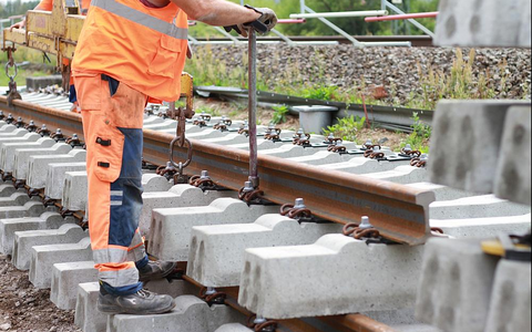 Bauarbeiten an einer Gleisanlage (Archiv) - Foto: über dts Nachrichtenagentur