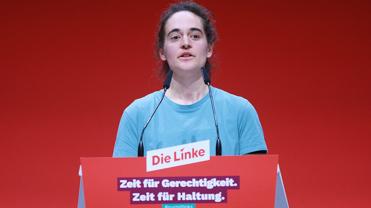 Carola Rackete beim Linken-Parteitag im November 2023 in Augsburg - Foto: über dts Nachrichtenagentur