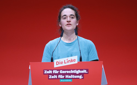 Carola Rackete beim Linken-Parteitag im November 2023 in Augsburg - Foto: über dts Nachrichtenagentur Carola Rackete beim Linken-Parteitag im November 2023 in Augsburg - Foto: über dts Nachrichtenagentur
