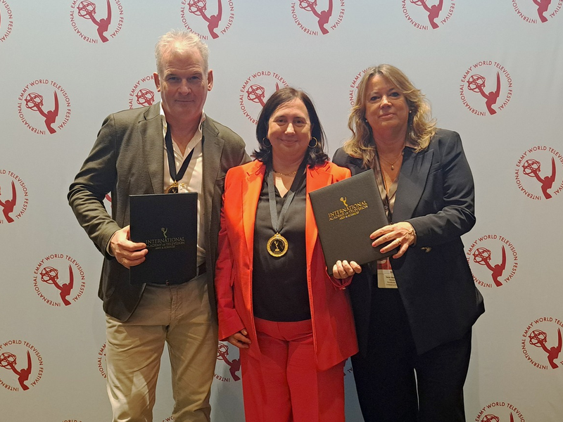 Triff Anne Frank (KiKA/hr) nominiert / KiKA/hr-Delegation in New York - Foto: presseportal.de