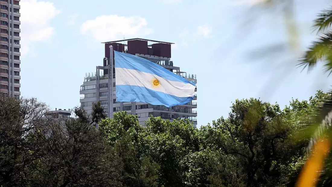 Fahne von Argentinien (Archiv) - Bild: über dts Nachrichtenagentur
