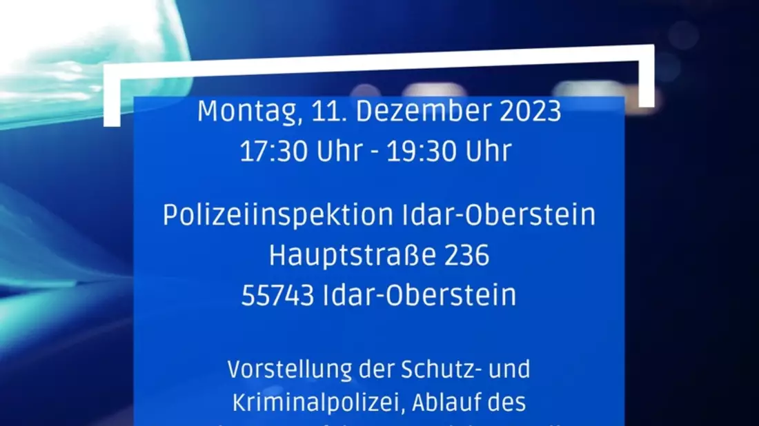 POL-PDTR: Die Polizei- und Kriminalinspektion Idar-Oberstein lädt zum Berufsinformationsabend ein - Bild: presseportal.de