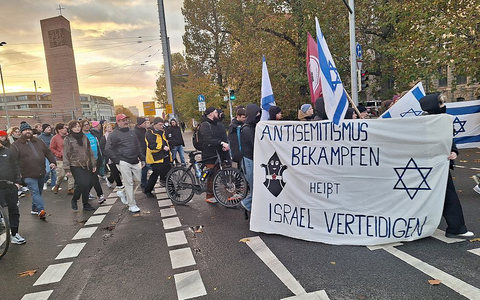 Pro-Israel-Demo am 19.11.2023 - Foto: über dts Nachrichtenagentur