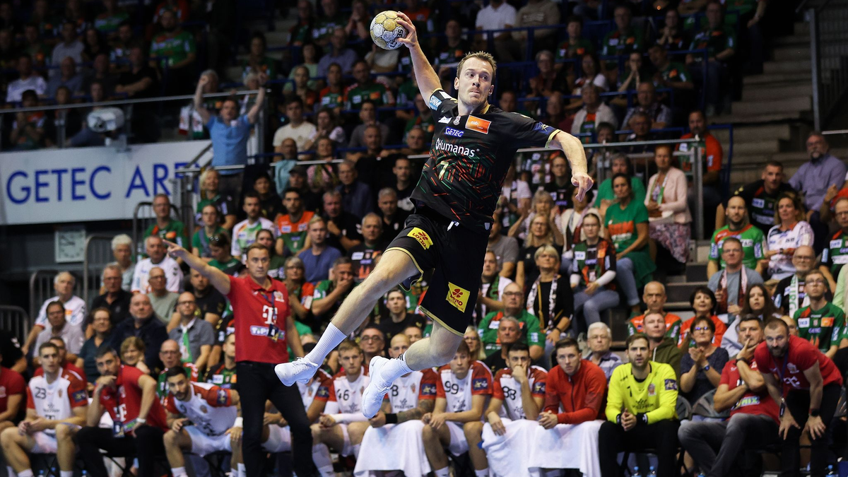 Gegen Veszprém war Claar bester Magdeburger Schütze mit neun Toren. - Foto: Ronny Hartmann/dpa