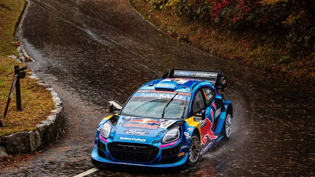 Ott Tänak verabschiedet sich mit zweitbester WP-Zeit vom Puma Hybrid Rally1 und dem Team M-Sport Ford - Bild: presseportal.de