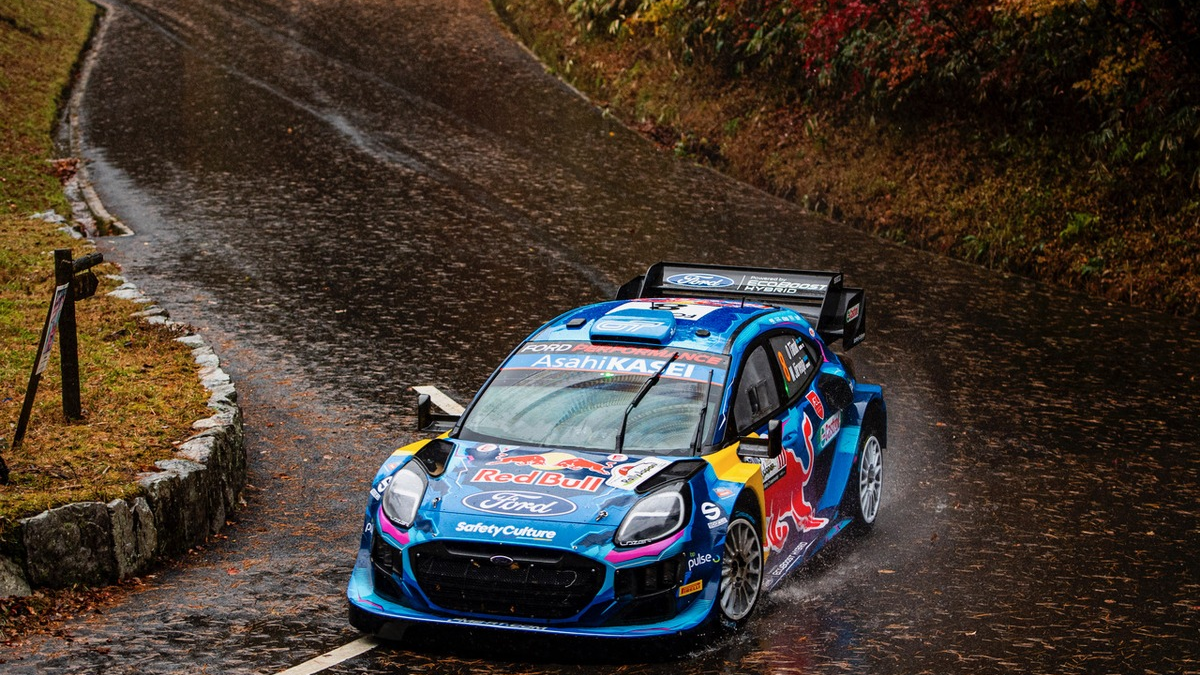 Ott Tänak verabschiedet sich mit zweitbester WP-Zeit vom Puma Hybrid Rally1 und dem Team M-Sport Ford - Foto: presseportal.de