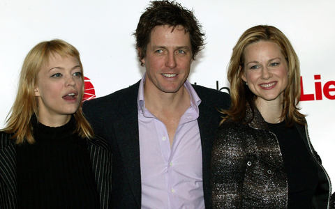 Heike Makatsch, Hugh Grant und Laura Linney (l-r) bei der Premiere 2003 in München. - Foto: Ursula Düren/dpa