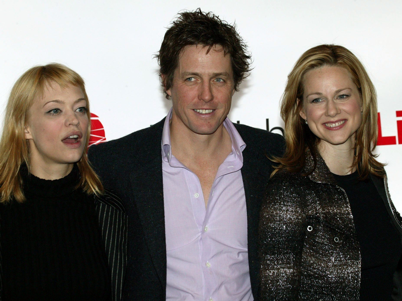 Heike Makatsch, Hugh Grant und Laura Linney (l-r) bei der Premiere 2003 in München. - Foto: Ursula Düren/dpa