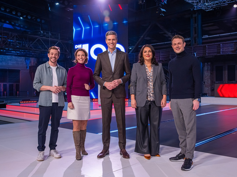 Die 100 - was Deutschland bewegt mit Ingo Zamperoni: Zuschauerinnen und Zuschauer können live mit abstimmen - Foto: presseportal.de