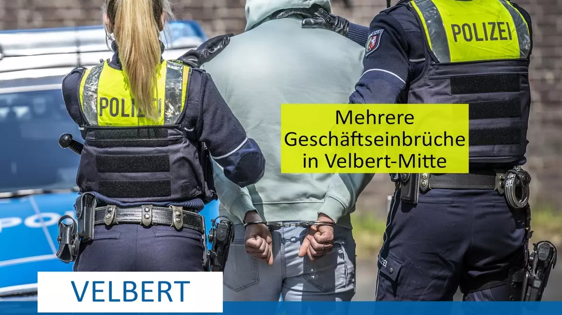 POL-ME: Mehrere Geschäftseinbrüche - Polizei stellt 15-jährigen Tatverdächtigen - Velbert - 2311067 - Bild: presseportal.de
