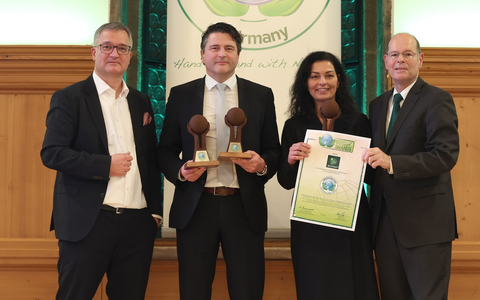 NORMA dreifach ausgezeichnet: GREEN BRANDS-Gütesiegel für BIO SONNE, SODA SURF und Unternehmenszentrale verliehen / Prämierung für Nachhaltigkeits-Offensive im November - Foto: presseportal.de