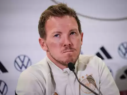 Deutschlands Bundestrainer Julian Nagelsmann fällt es schwer, optimistisch zu sein. - Foto: Christian Charisius/dpa