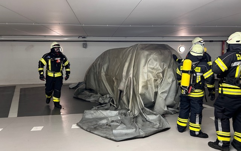 FW-KLE: Grenzüberschreitendes Einsatztraining in den Niederlanden - Foto: presseportal.de