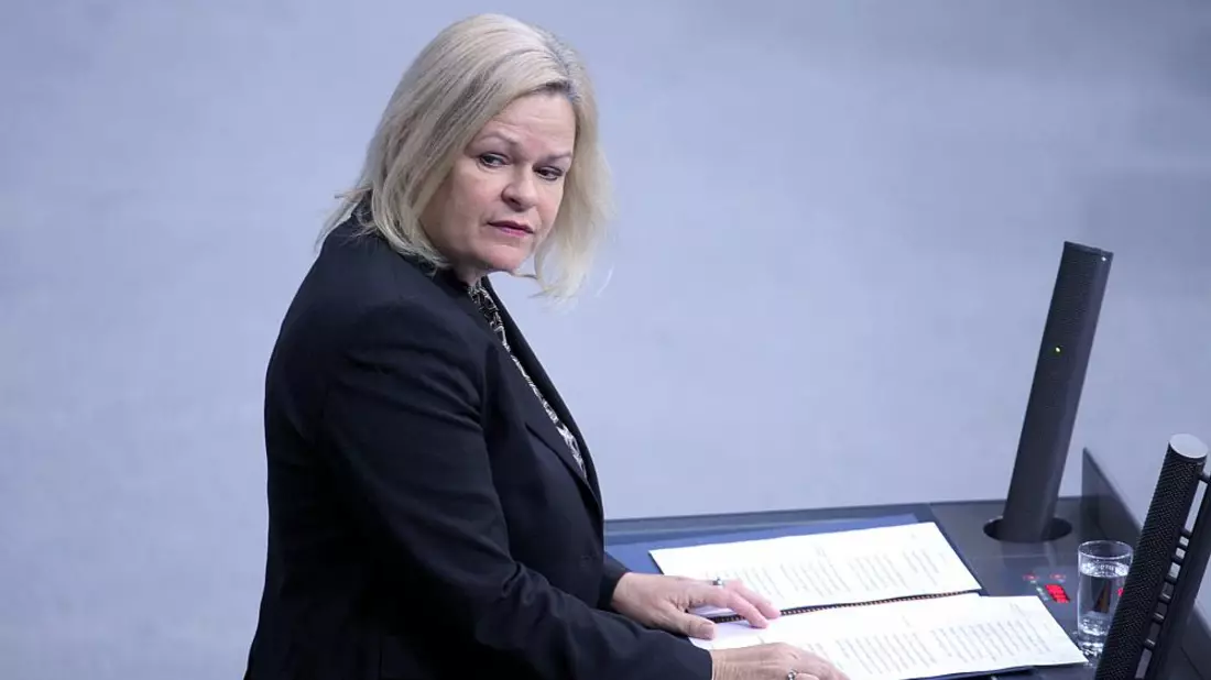 Nancy Faeser am 16.11.2023 - Bild: über dts Nachrichtenagentur