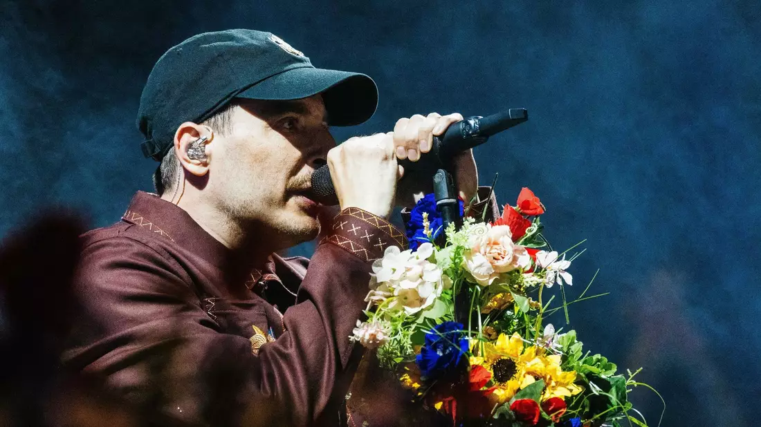 Casper tritt auf dem Southside Festival auf. - Bild: Philipp von Ditfurth/dpa