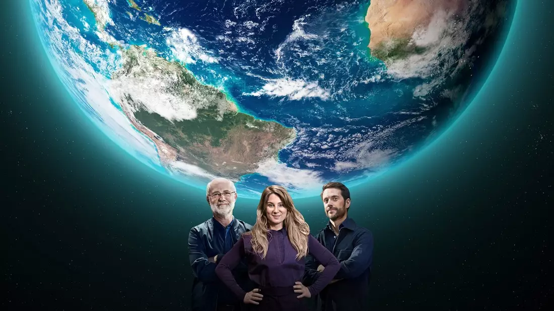 Der große 'Terra X'-Jahresrückblick im ZDF mit Harald Lesch, Jasmina Neudecker und Mirko Drotschmann - Bild: presseportal.de