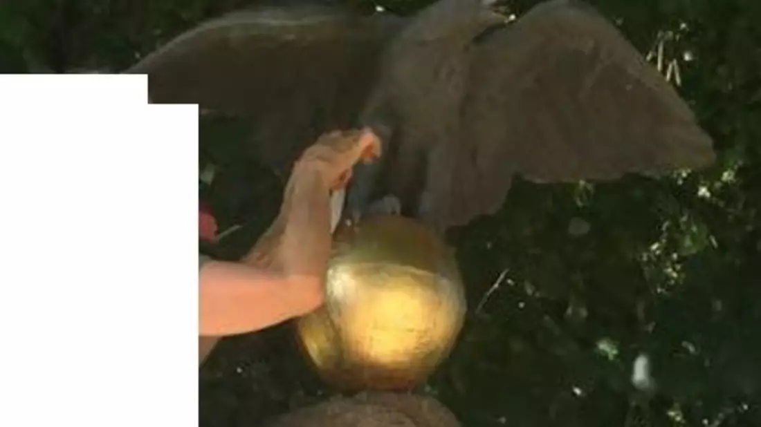 POL-NB: Zeugenaufruf nach Diebstahl eines Adlers an einem Weltkriegsdenkmal - Bild: presseportal.de