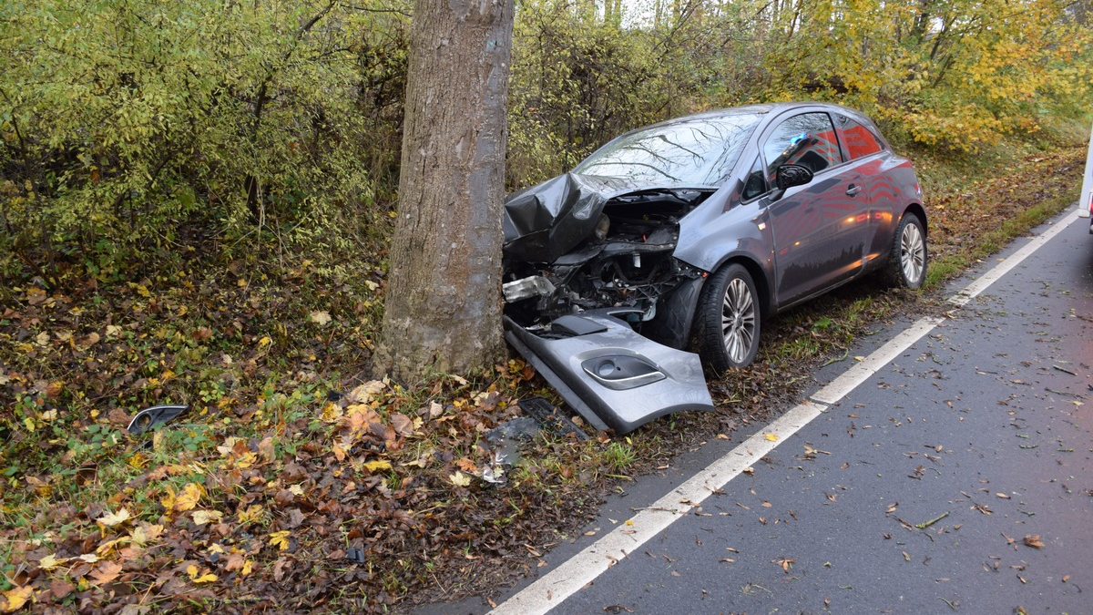 POL-HI: Müdigkeit verursacht Verkehrsunfall - Foto: presseportal.de
