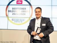 Deutscher Bildungs-Award 2023/2024 für REFA / REFA unter den Top 3 in der Kategorie Prozess- und Projektmanagement - Foto: presseportal.de