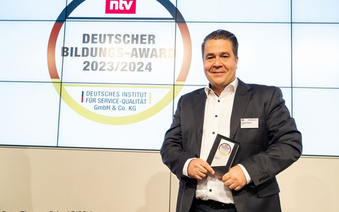 Deutscher Bildungs-Award 2023/2024 für REFA / REFA unter den Top 3 in der Kategorie Prozess- und Projektmanagement - Foto: presseportal.de