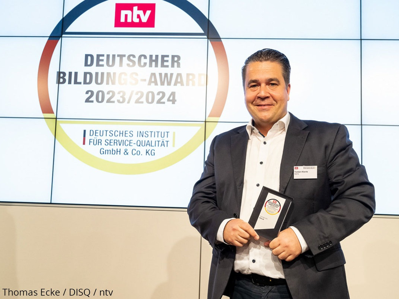 Deutscher Bildungs-Award 2023/2024 für REFA / REFA unter den Top 3 in der Kategorie Prozess- und Projektmanagement - Foto: presseportal.de