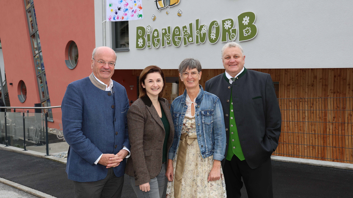 Kindergarten-Eröffnung in Neukirchen - Foto: Neumayr über pressetext.de